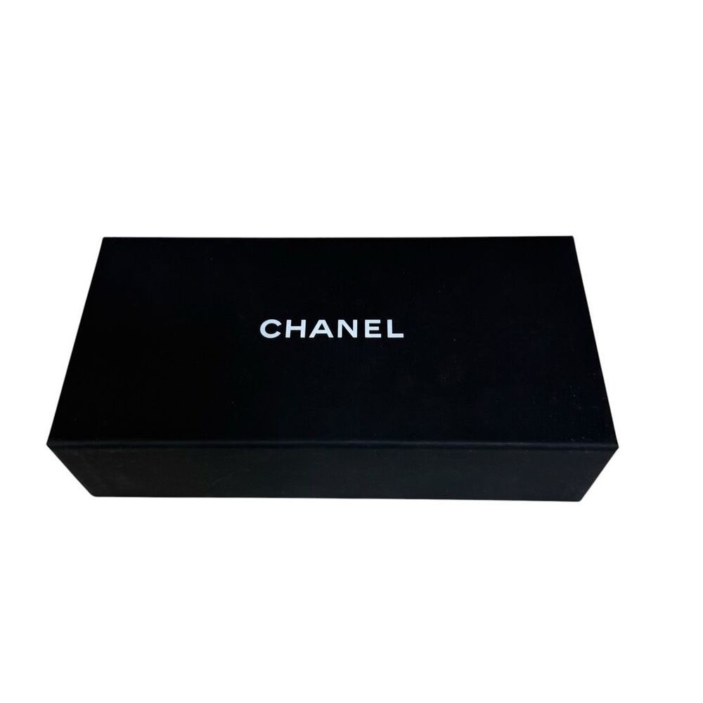 Authentic CHANEL Empty Sunglasses Eyeglasses Box Black Gift Storage